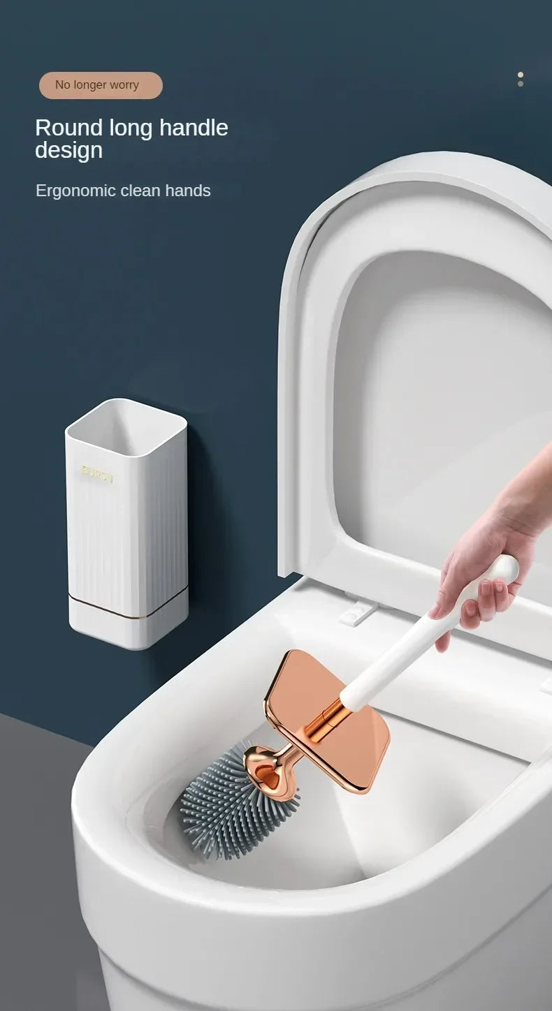 Escova de Limpeza para Vaso Sanitário com Suporte