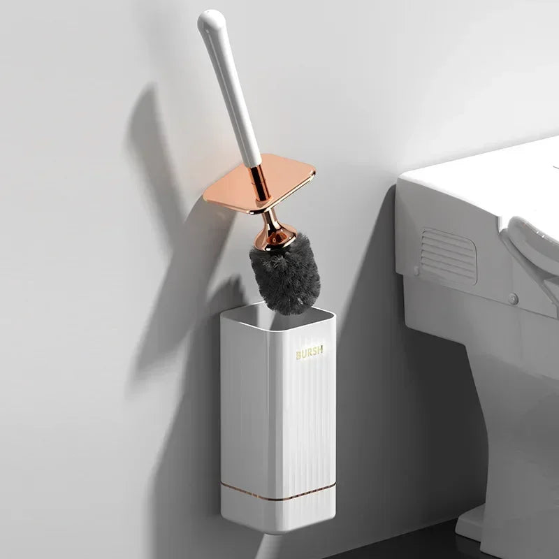 Escova de Limpeza para Vaso Sanitário com Suporte