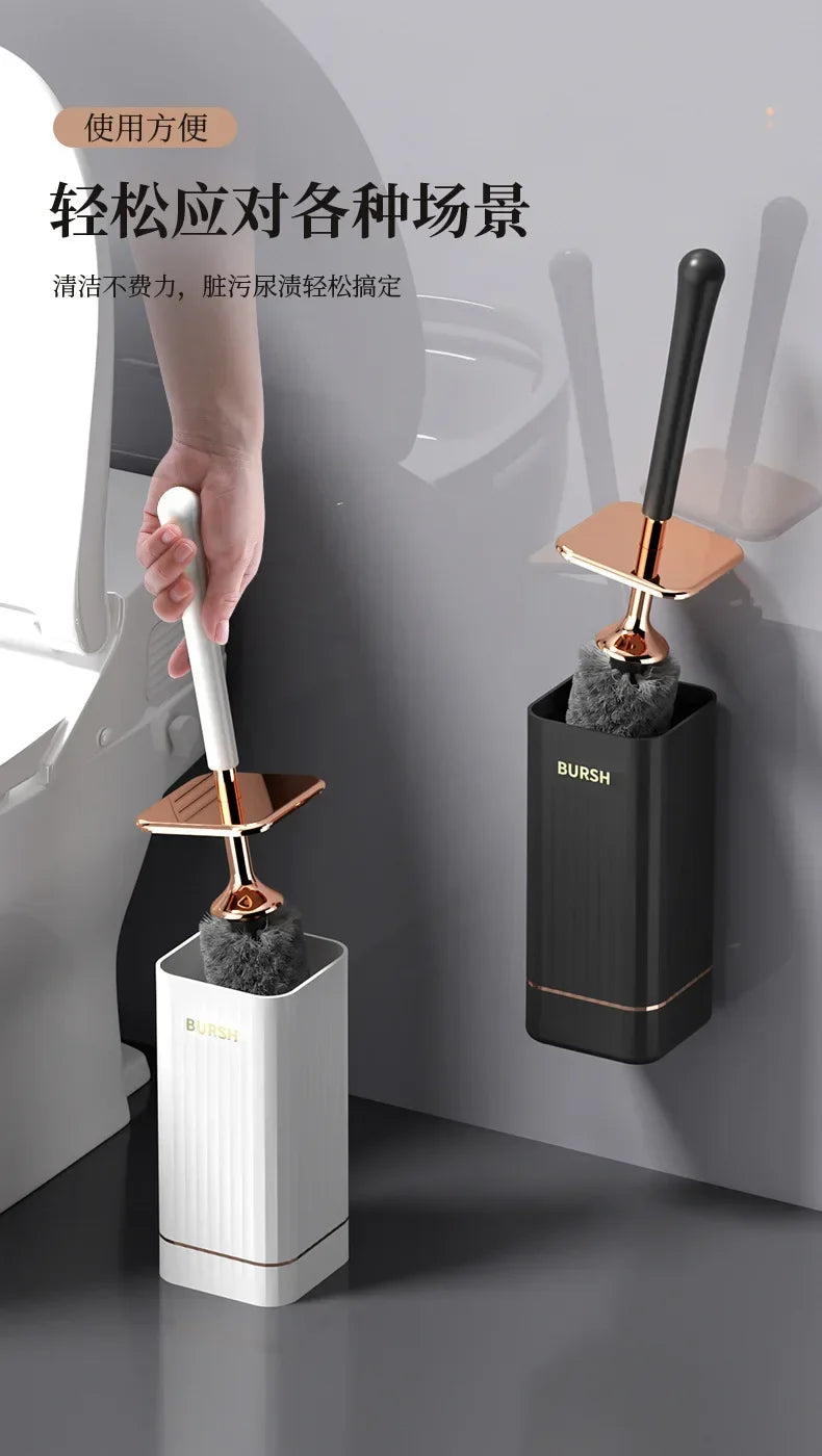 Escova de Limpeza para Vaso Sanitário com Suporte