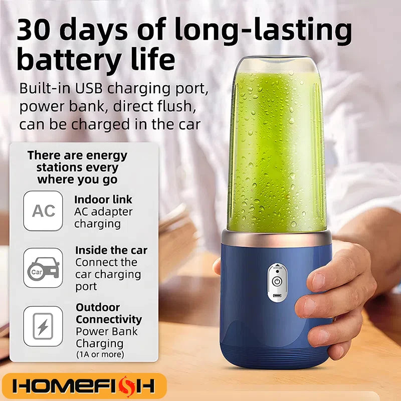 Mini Liquidificador Portátil elétrico
