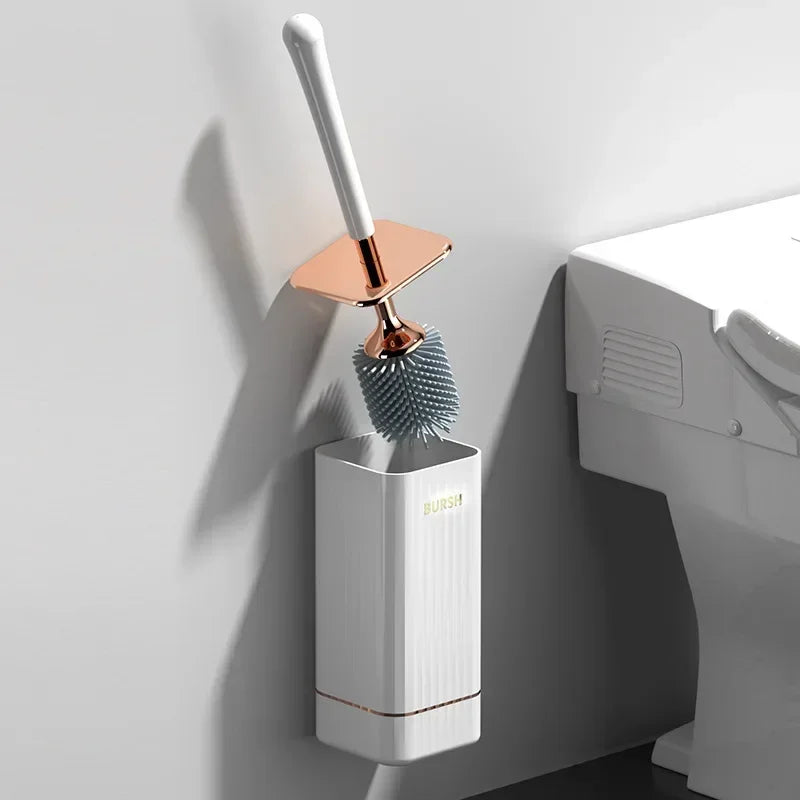 Escova de Limpeza para Vaso Sanitário com Suporte